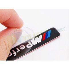 Bmw M Performance Torpido Logo Amblem Arma Metal Siyah 1 Adet