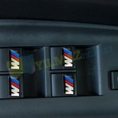 Bmw M Sibop Kapağı 4 Ad Jant Direksiyon M Damla Sticker Set 10 Ad