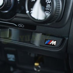 Bmw M Logo Arma Sibop Kapağı Metal Jant Vites Torpido Direksiyon Damla Sticker Etiket 4+10 Adet