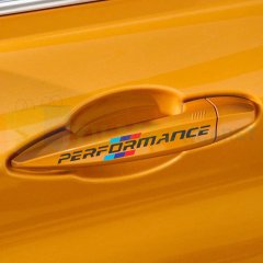 Bmw M Performance Logo Kapı Kolu Jant Oto Sticker Yapıştırma 4 Adet