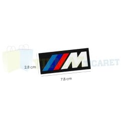 Bmw M Logo Depo Kapağı Bagaj Tampon Oto Sticker Yapıştırma 2 Adet