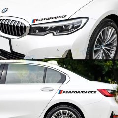 Bmw M Performance Marşpiyel Kaput Tampon Sticker Yapıştırma 2 Ad