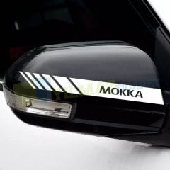 Opel Opc Corsa İnsignia Astra Vectra Yan Ayna Oto Sticker 3 Çift