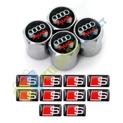 Audi Sibop Kapağı S Line Torpido Direksiyon Damla Sticker 10 Ad