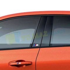 Bmw M Logo Torpido Ayna Kapı Kolu Direksiyon Oto Sticker 4 Adet