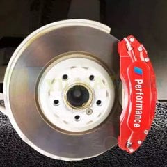 Bmw M Performance Jant Kaliper Kapağı Oto Sticker Yapıştırma Etiket 6 Adet Kaliteli Folyo