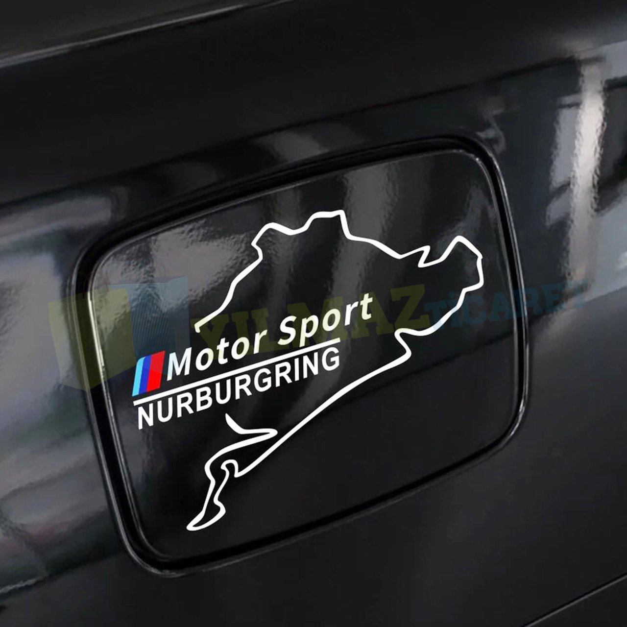 Bmw M Motor Sport Nurburgring Depo Kapağı Oto Sticker Yapıştırma