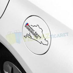 Bmw M Motor Sport Nurburgring Depo Kapağı Oto Sticker Yapıştırma