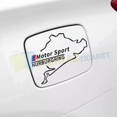Bmw M Motor Sport Nurburgring Depo Kapağı Oto Sticker Yapıştırma