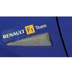Renault F1 Team Oto Sticker Set 4 Adet Yan Ayna Tampon Yapıştırma Araba Etiket Araç Araba Çıkartma