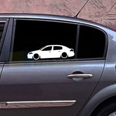 Renault Magane 2 Sedan Basık Araç Oto Sticker Yapıştırma1 Çift