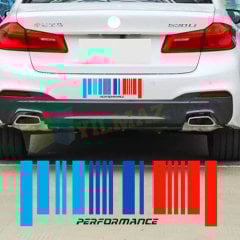 Bmw M Performance Barkod Cam Tampon Oto Sticker Etiket Çıkartma