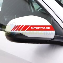 Kia Sportage Yan Ayna Şerit Sticker Çıkartma Yapıştırma Araç Etiket 6 Adet Kaliteli Folyo