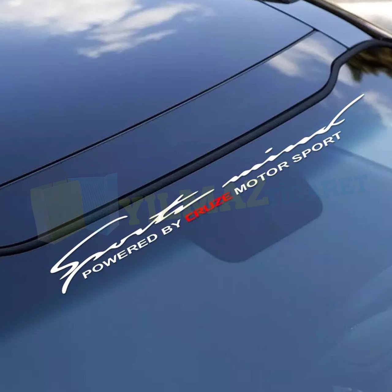 Chevrolet Cruze Sport Mind Ön Arka Cam Oto Sticker Etiket 1 Adet