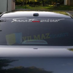 Chevrolet Cruze Sport Mind Ön Arka Cam Oto Sticker Etiket 1 Adet