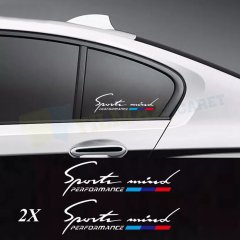 Bmw M Performance Oto Sticker Set Etiket Yapıştırma 8 Parça