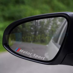 Bmw M Motorsport Ayna Oto Sticker Yapıştırma Etiket 4 Adet