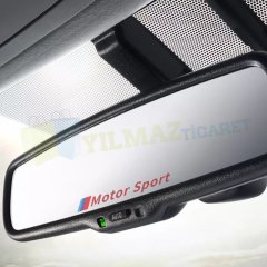 Bmw M Motorsport Ayna Oto Sticker Yapıştırma Etiket 4 Adet
