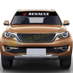 Renault Logo Ön Arka Cam Güneşlik Oto Sticker Yapıştırma Etiket