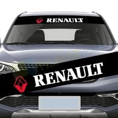 Renault Logo Ön Arka Cam Güneşlik Oto Sticker Yapıştırma Etiket