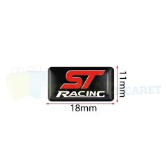 Ford St Logo Direksiyon Jant Vites Torpido Damla Oto Sticker Yapıştırma 2 Adet