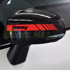 Suzuki Jimny Dikiz Yan Ayna Kapağı Oto Şerit Sticker Araba Etiket Araç Yapıştırma 3 Çift