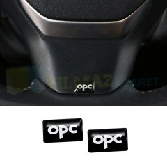 Opel Opc Logo Damla Sticker Vites Direksiyon Jant Torpido 2 Adet