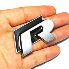 Volkswagen R Bagaj Logo Passat Gold Tiguan Jetta Metal Siyah