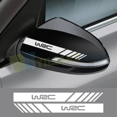 Wrc Rally Logo Yan Ayna Oto Sticker Araba Etiket Yapıştırma 6 Ad