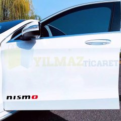 Nissan Nismo Logo Yan Kapı Cam Ayna Tampon Oto Sticker Etiket 2 Adet