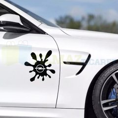 Size Özel Çamur Sıçrama Oto Sticker Tampon Yapıştırma Etiket