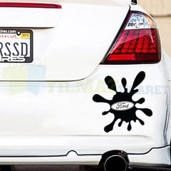 Size Özel Çamur Sıçrama Oto Sticker Tampon Yapıştırma Etiket
