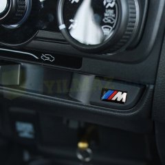 BMW M Logo Torpido Direksiyon Jant Vites Damla Sticker Etiket Yapıştırma 4 Adet Yüksek Kalite