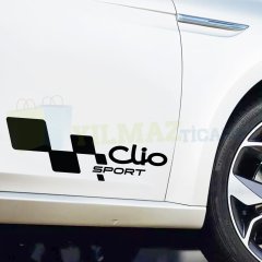 Renault Clio Sport Yan Kapı Altı Oto Sticker Yapıştırma 1 Çift