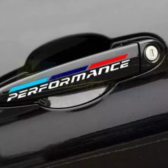 Bmw M Performance Ayna Kapı Kolu Jant Sticker Etiket 4 Adet