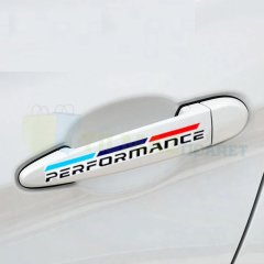 Bmw M Performance Ayna Kapı Kolu Jant Sticker Etiket 4 Adet