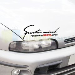 Fiat Brava Logo Sport Mind Kaput Far Oto Sticker Yapıştırma