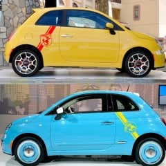 Fiat Punto Abarth Ön Kaput Şerit Oto Sticker Yapıştırma Çıkartma