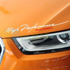 Audi Sport High Performance Oto Sticker Kaput Etiket Yapıştırma