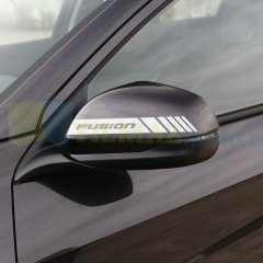 Ford Fusion Dikiz Yan Ayna Kapağı Oto Şerit Sticker Araba Etiket Yapıştırma 3 Çift