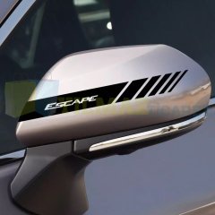 Ford Fiesta Focus Kuga Edge Yan Dikiz Ayna Kapağı Oto Şerit Sticker Araba Yapıştırma 3 Çift
