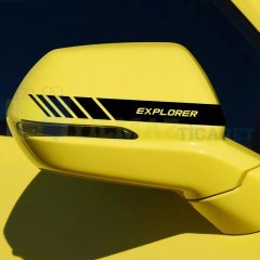 Ford Fiesta Focus Kuga Edge Yan Dikiz Ayna Kapağı Oto Şerit Sticker Araba Yapıştırma 3 Çift