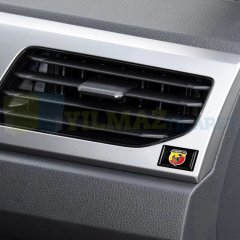 Fiat Abarth Logo Arma Amblem Direksiyon Jant Vites Torpido Damla Oto Sticker 5 Adet