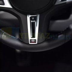 Toyota Logo Arma Direksiyon Jant Vites Torpido Damla Silikon Etiket Oto Sticker 5 Adet