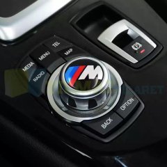 Bmw M Logo Kapı Teyp Joystick Sticker Arma Damla Etiket 2 Ad