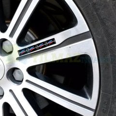 Bmw M Performance Direksiyon Jant Vites Torpido Damla Silikon 3D Etiket Oto Sticker 5 Adet