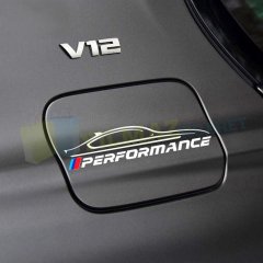 Bmw M Logo Performance Depo Kapağı Oto Sticker Yapıştırma Etiket