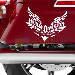 Harley Davidson Motosiklet Kask Oto Sticker Yapıştırma Etiket