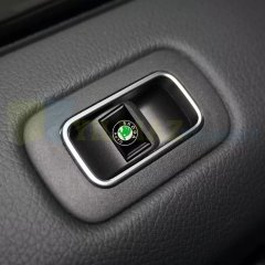 Skoda Logo Direksiyon Jant Vites Torpido Damla Oto Sticker Etiket Yapıştırma 5 Adet