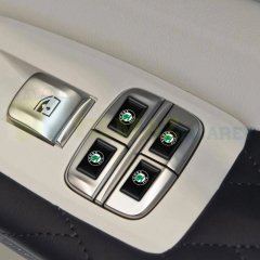 Skoda Logo Direksiyon Jant Vites Torpido Damla Oto Sticker Etiket Yapıştırma 5 Adet